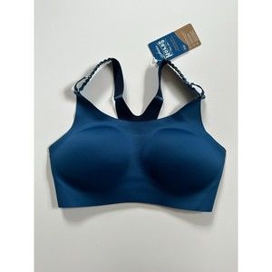 Brooks Dare Racerback Run Bra 2.0 34D Blue Ash NWT